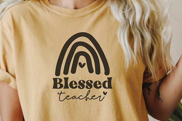 Blessed Teacher Svg Cut File