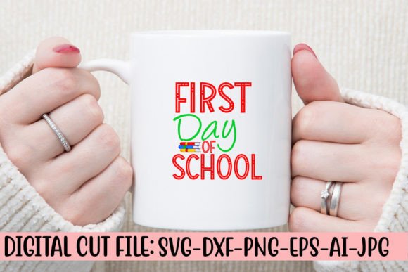 First Day of School SVG Cut File: Graphics and Crafts for Real Publishing