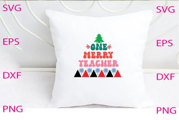 One Merry Teacher Svg Design