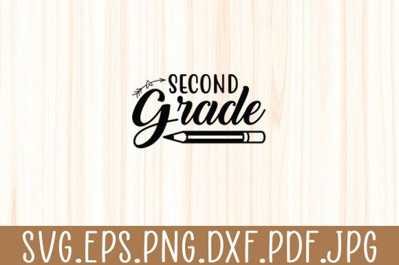 Second Grade Girls Boys Teacher Svg: Graphics and Crafts for Branding